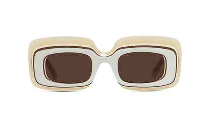LOEWE LW40139U Women’s Sunglasses Ivory/Brown