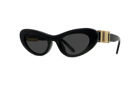 LOEWE LW40156U Women’s Cat Eye Sunglasses Black/Smoke