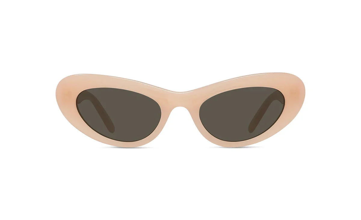 LOEWE LW40156U Women’s Cat Eye Sunglasses Shiny Pink/Brown