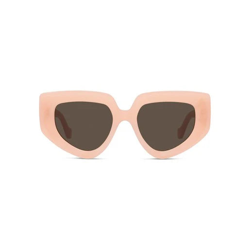 LOEWE LW40154U Women’s Oversized Sunglasses Shiny Pink/Brown