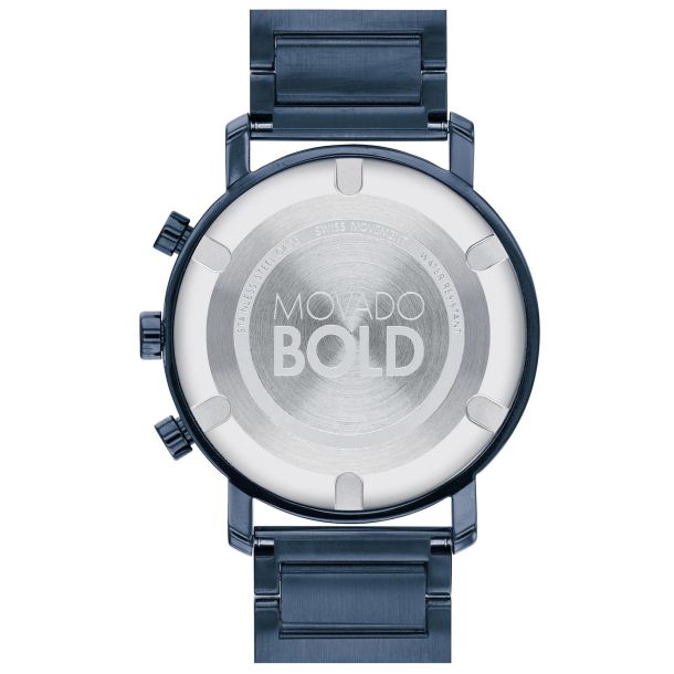 Reloj Cronógrafo de Acero Inoxidable Azul para Hombre Bold 3600683 de MOVADO