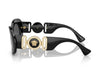 Versace Women’s Oversized Oval Black Sunglasses – VE4426BU GB1/87 54
