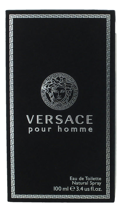 Pour Homme by VERSACE, 3.4 oz EDT Spray for Men