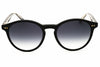 Tommy Hilfiger TH2159/S Round Black Sunglasses with Dark Grey Gradient Lenses by PEBBELLS