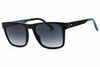 Tommy Hilfiger TH2144/S Square Grey/Teal Sunglasses with Dark Grey Gradient Lenses by PEBBELLS