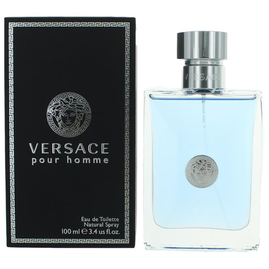 Pour Homme by VERSACE, 3.4 oz EDT Spray for Men