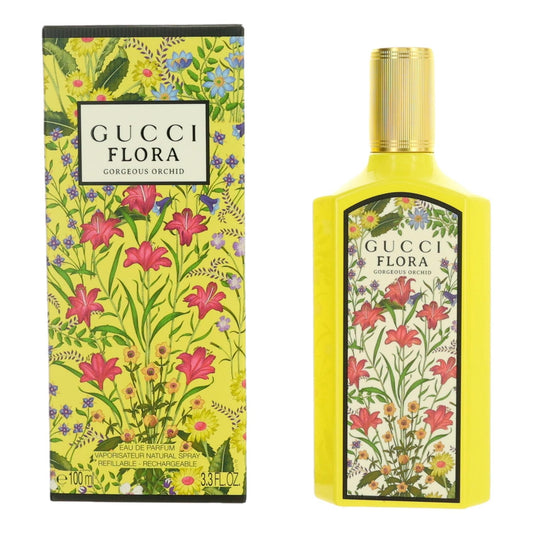 Flora Gorgeous Orchid by GUCCI, 3.3 oz EDP Spray for Women