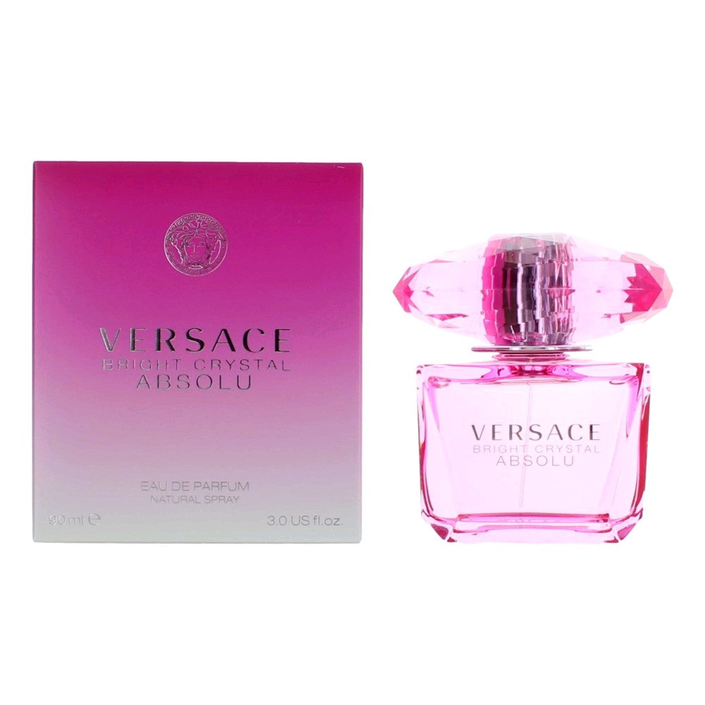 Bright Crystal by VERSACE, 3 oz EDP Spray for Women