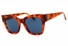 Tommy Hilfiger TH2156/S Cat-Eye Havana Sunglasses with Blue Lenses by PEBBELLS