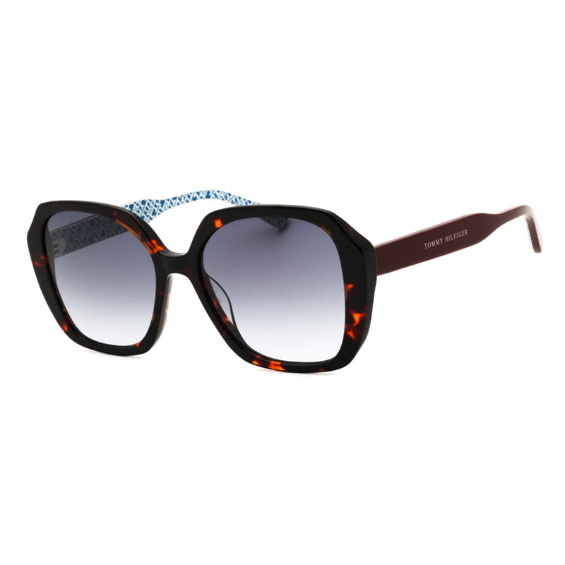Tommy Hilfiger TH2105/S Square Havana Sunglasses with Grey Azure Lenses by PEBBELLS