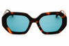 Tommy Hilfiger TH2155/S Rectangular Yellow Havana Sunglasses with Blue Lenses by PEBBELLS