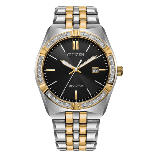 Reloj de lujo Citizen Corso para hombre de dos tonos Eco-Drive BM7644-51E