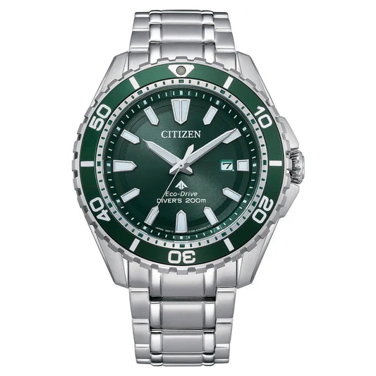 Reloj de buceo Citizen Promaster BN0199-53X Eco-Drive para hombre con esfera verde