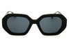 Tommy Hilfiger TH2155/S Rectangular Black Sunglasses with Dark Grey Lenses by PEBBELLS
