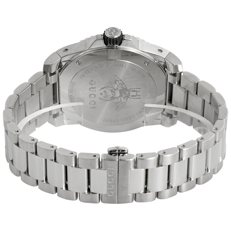 Reloj de lujo suizo Gucci Dive YA136222 para hombre con esfera verde