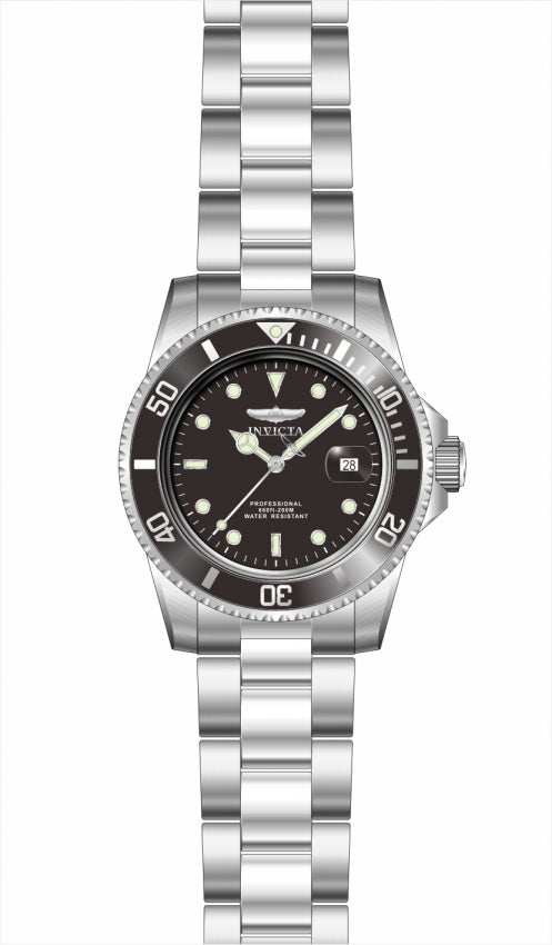 Reloj Invicta 26970 Pro Diver de cuarzo con 3 manecillas y esfera negra para hombre