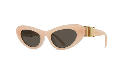 LOEWE LW40156U Women’s Cat Eye Sunglasses Shiny Pink/Brown
