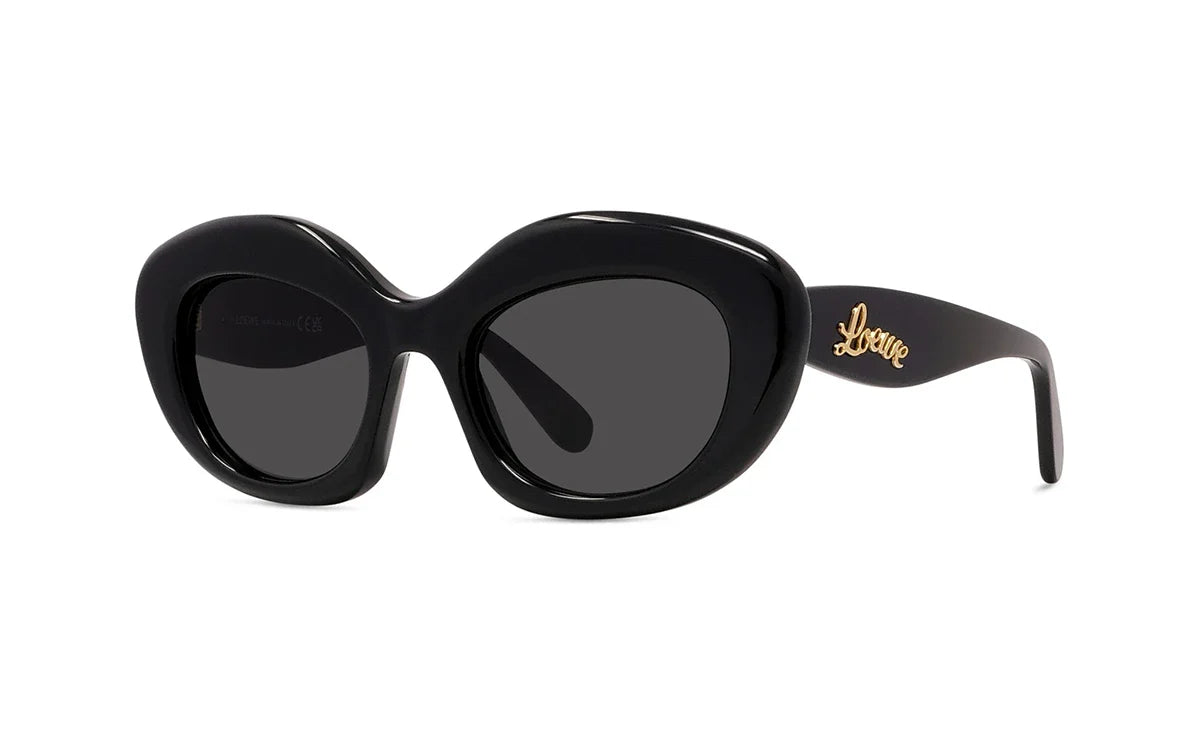 LOEWE LW40153I Women’s Cat Eye Sunglasses Black/Smoke