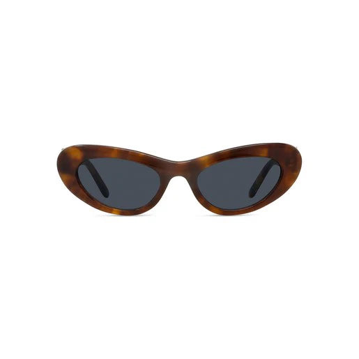 LOEWE LW40156U Women’s Cat Eye Sunglasses Havana Brown/Blue