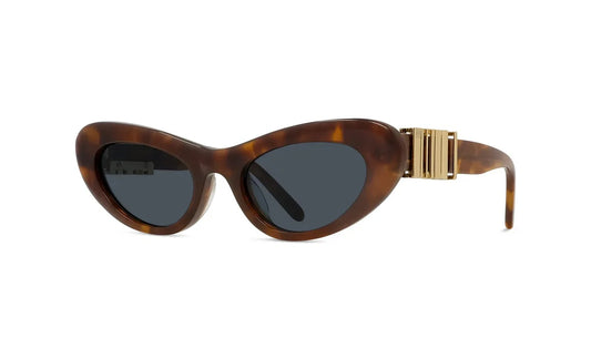 LOEWE LW40156U Women’s Cat Eye Sunglasses Havana Brown/Blue