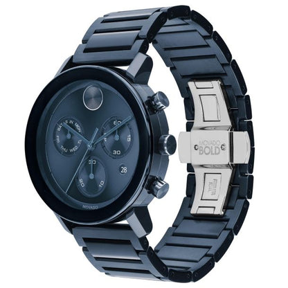 Reloj Cronógrafo de Acero Inoxidable Azul para Hombre Bold 3600683 de MOVADO
