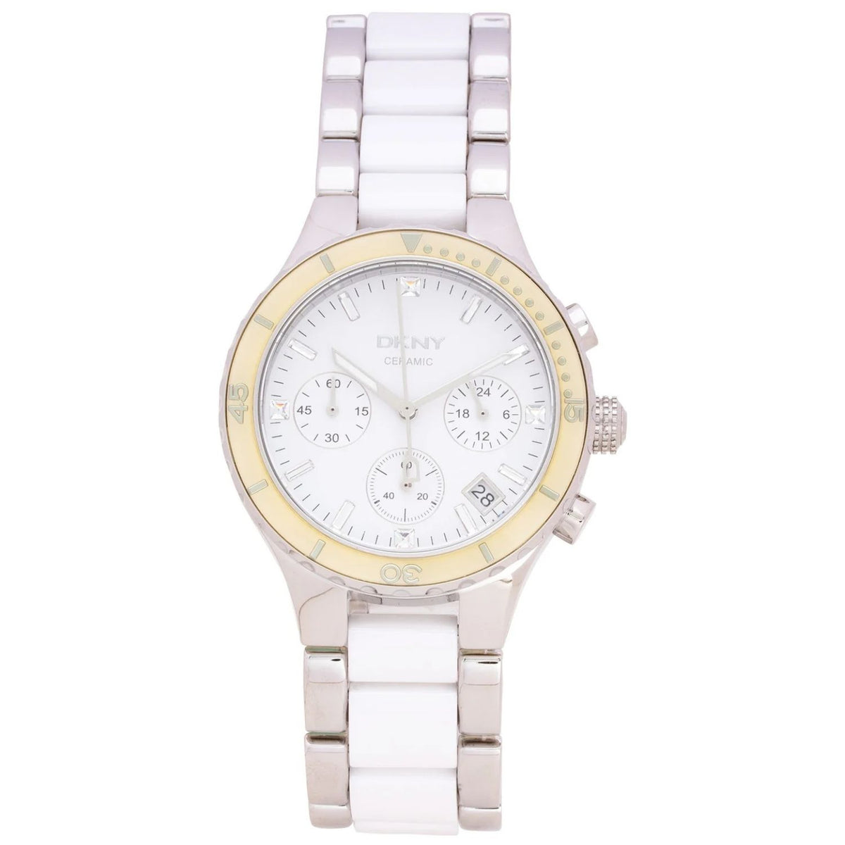 DKNY Women's Chronograph White Dial - NY8502 - Women