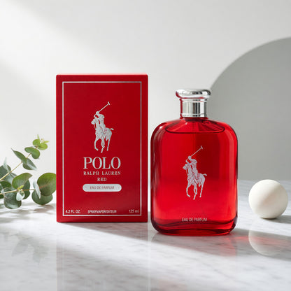 Polo Red by RALPH LAUREN, 4.2 oz EDP Spray for Men