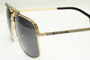 Versace Men’s Rectangular Gold Sunglasses – VE2242 1002/87 61