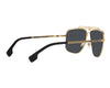 Versace Men’s Rectangular Gold Sunglasses – VE2242 1002/87 61